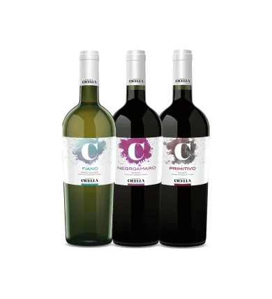 Confezione da tre bottiglie “Origine Puglia”