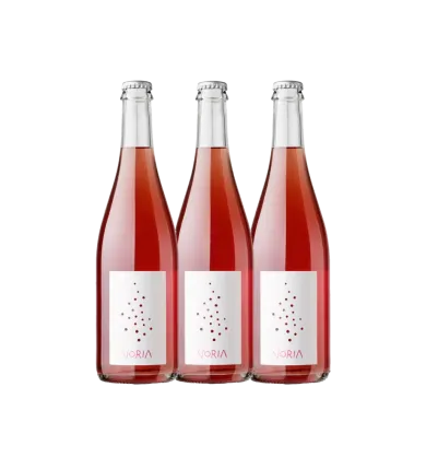 Vinæske med 3 flasker Voria