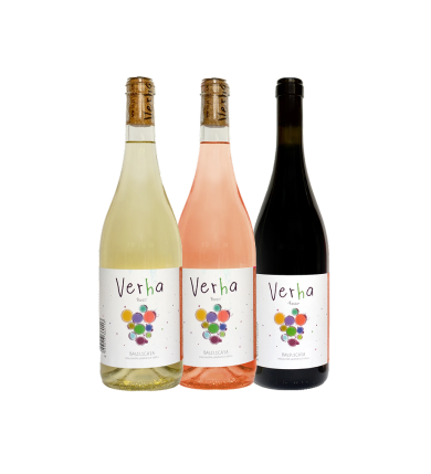 Confezione da tre bottiglie “Verha”